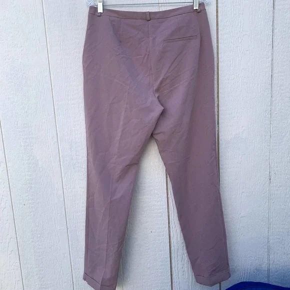 ASOS light pink/purple with gray undertones dress pants/trousers size 8 - Picture 3 of 3